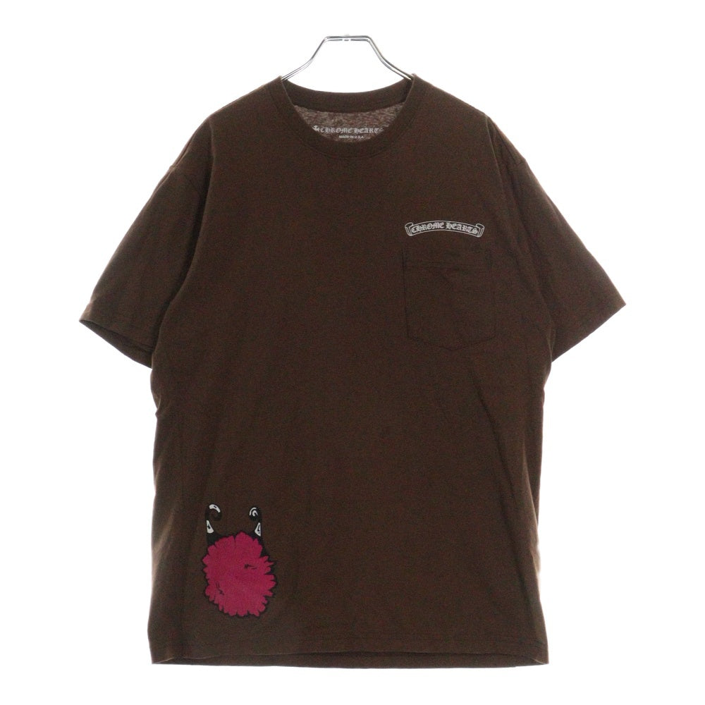 CHROME HEARTS(クロムハーツ) ×MATTY BOY PPO STRUCTURE TEE ×マッティボーイ バックプリント半袖Tシャツ ブラウン