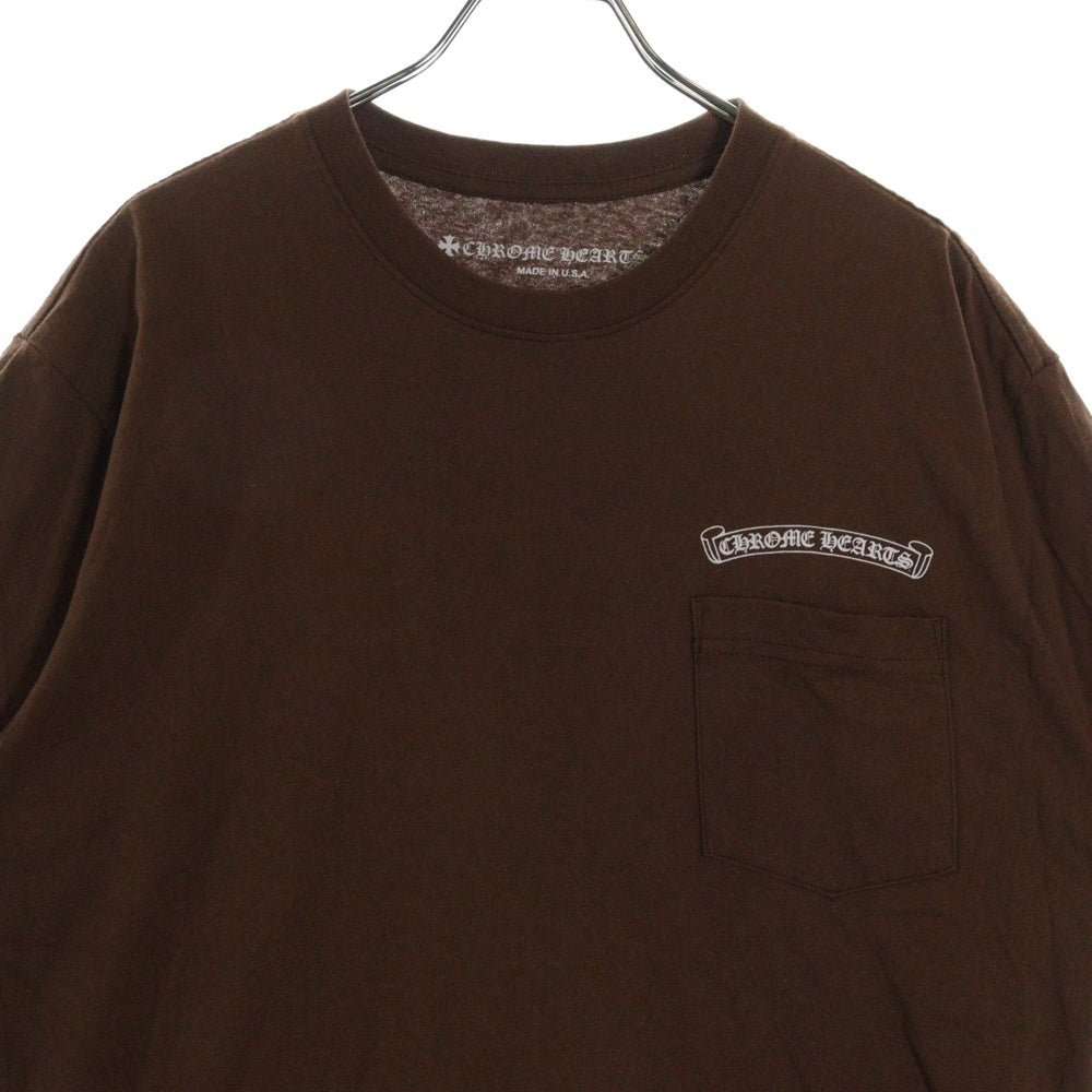 CHROME HEARTS(クロムハーツ) ×MATTY BOY PPO STRUCTURE TEE ×マッティボーイ バックプリント半袖Tシャツ ブラウン