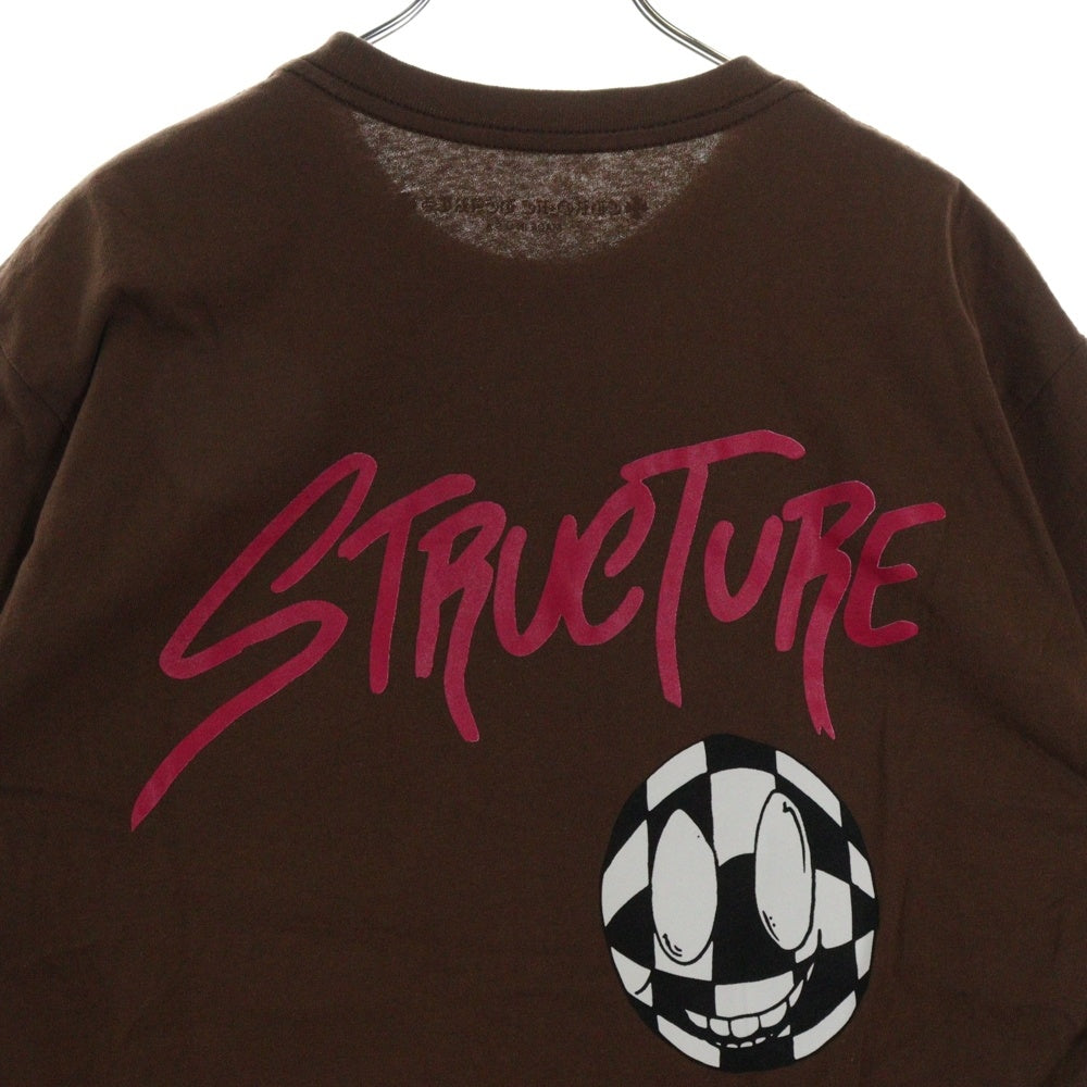 CHROME HEARTS(クロムハーツ) ×MATTY BOY PPO STRUCTURE TEE ×マッティボーイ バックプリント半袖Tシャツ ブラウン