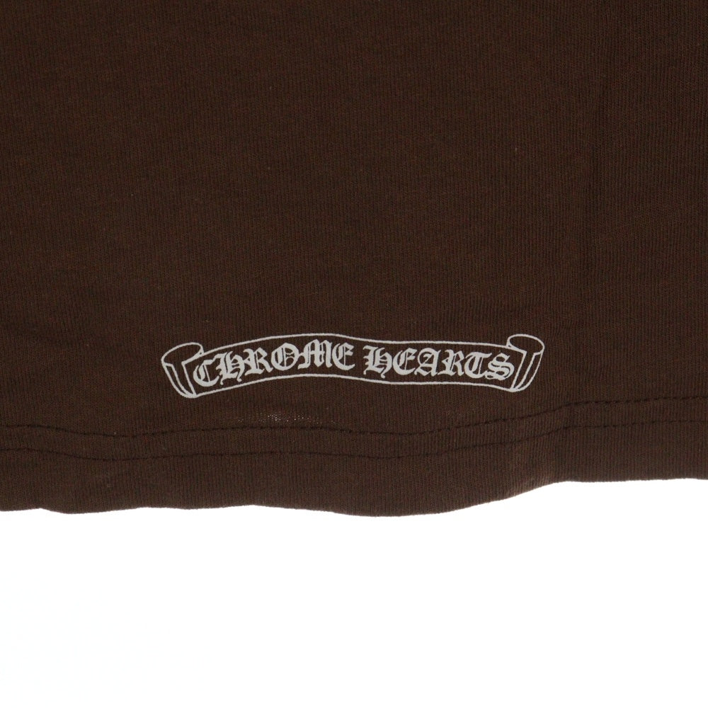 CHROME HEARTS(クロムハーツ) ×MATTY BOY PPO STRUCTURE TEE ×マッティボーイ バックプリント半袖Tシャツ ブラウン