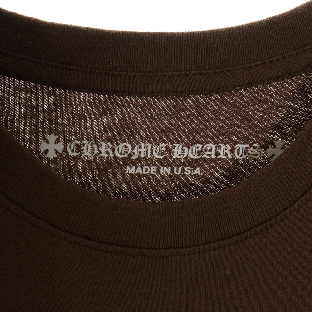 CHROME HEARTS(クロムハーツ) ×MATTY BOY PPO STRUCTURE TEE ×マッティボーイ バックプリント半袖Tシャツ ブラウン