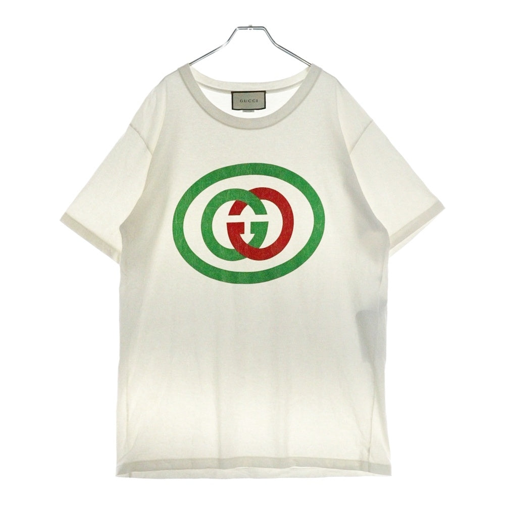 GUCCI(グッチ) 20SS Oversize Tee With Interlocking G 565806 XJBAU インターロッキングGオーバーサイズ半袖Tシャツ ホワイト