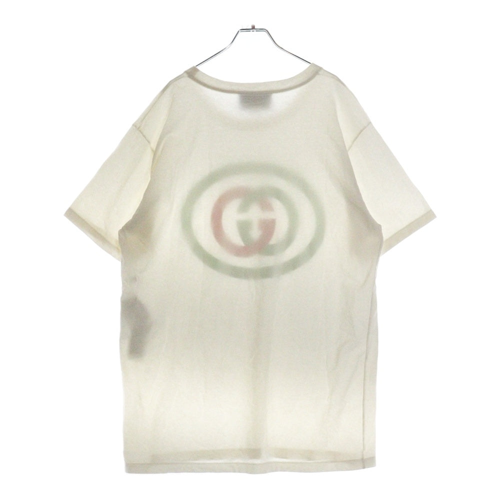 GUCCI(グッチ) 20SS Oversize Tee With Interlocking G 565806 XJBAU インターロッキングGオーバーサイズ半袖Tシャツ ホワイト