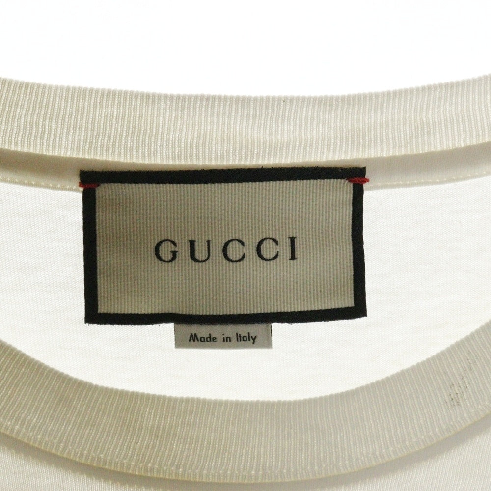GUCCI(グッチ) 20SS Oversize Tee With Interlocking G 565806 XJBAU インターロッキングGオーバーサイズ半袖Tシャツ ホワイト