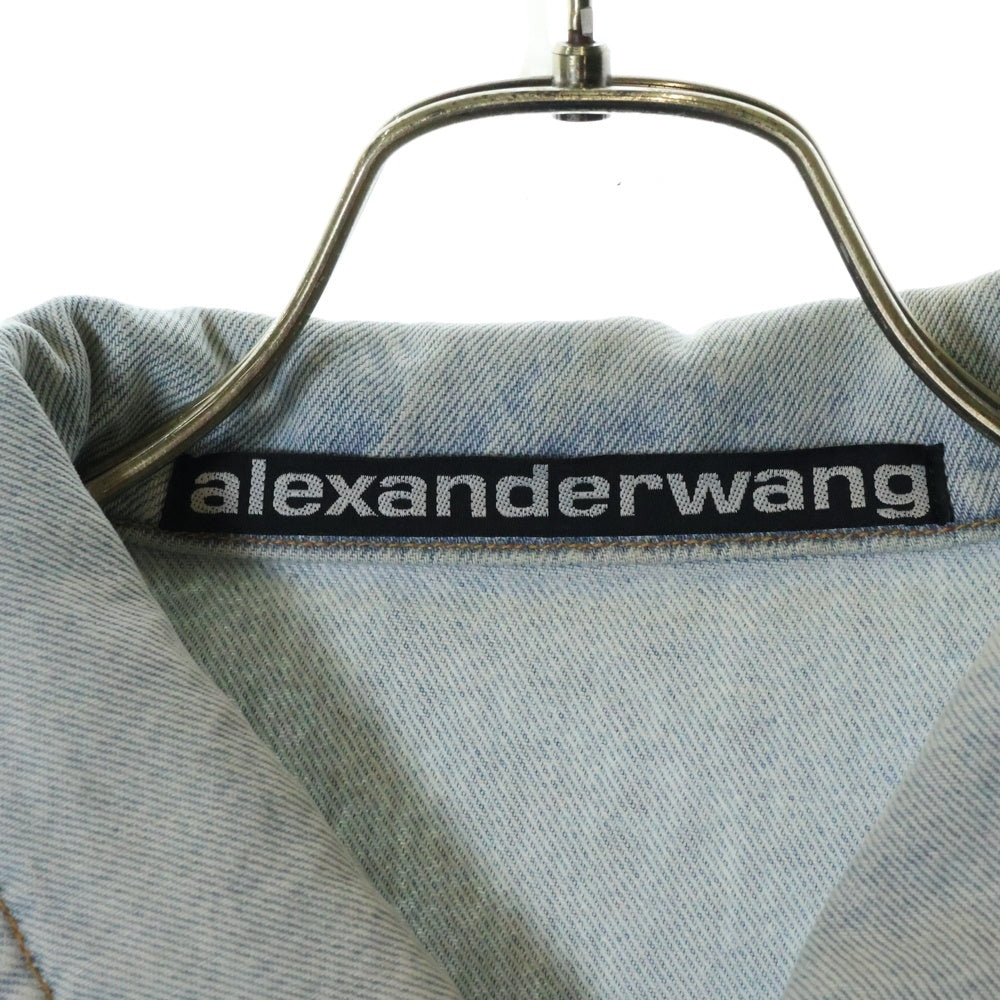 ALEXANDER WANG(アレキサンダーワン) Oveersized Denim Jacket オーバーサイズデニムジャケット インディゴ