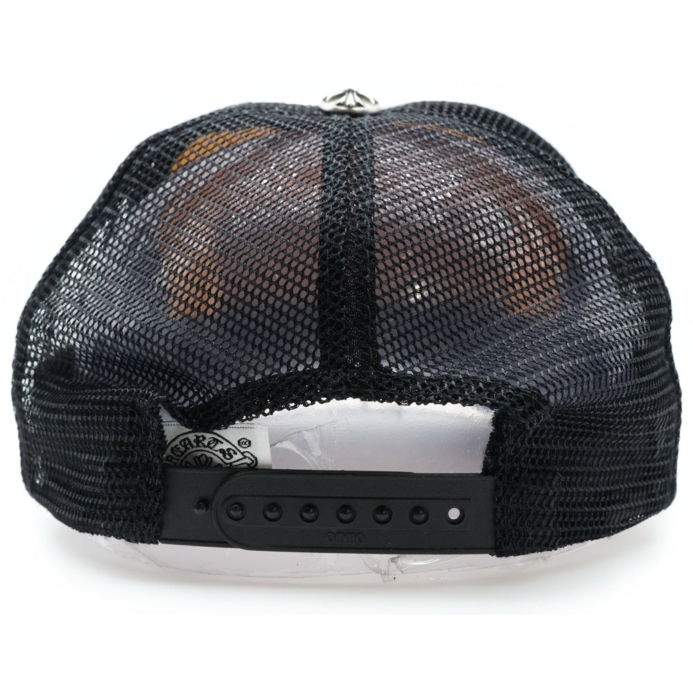 CHROME HEARTS(クロムハーツ) OLD TRUCKER CAP FUCK オールド トラッカーキャップ クロスボール付メッシュ帽子 ブラック