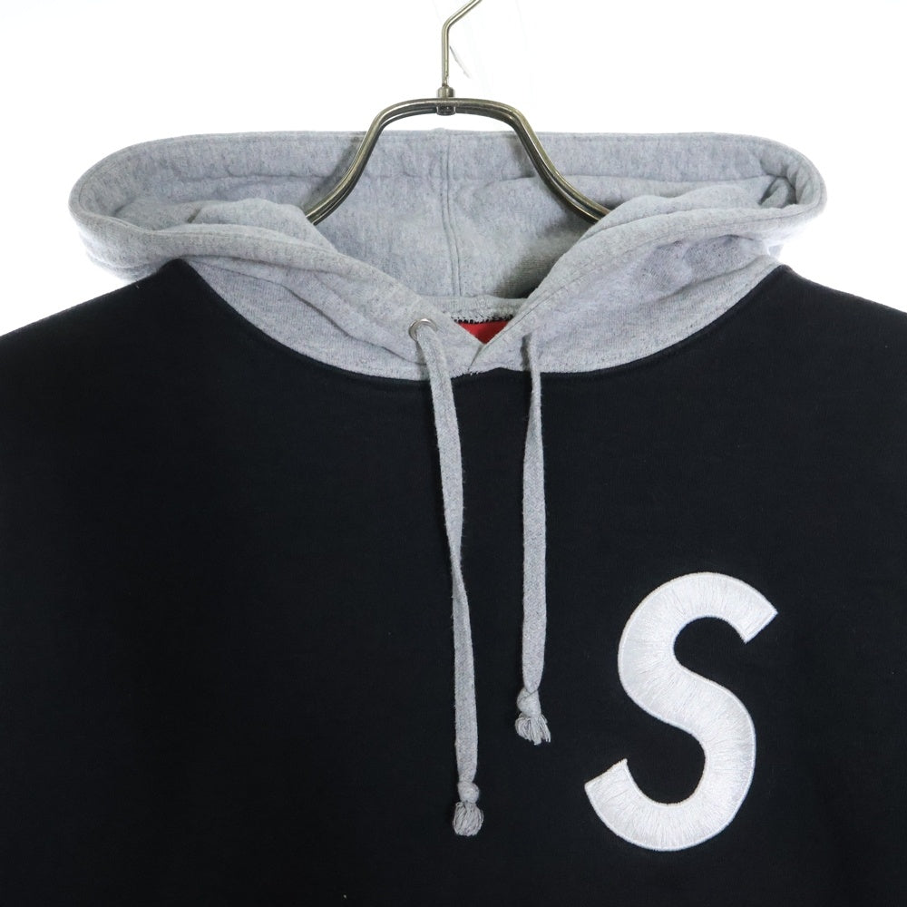 SUPREME(シュプリーム) 19SS S Logo Colorblocked Hooded Sweatshirt Sロゴ カラーブロック スウェット プルオーバーパーカー フーディ マルチ