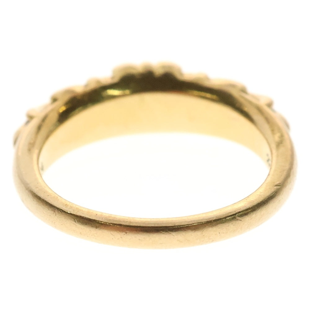CHROME HEARTS(クロムハーツ) 22K BABYCLSC P/DIA ベイビークラシック フローラルクロスリング PAVEダイヤ ゴールド BCA055