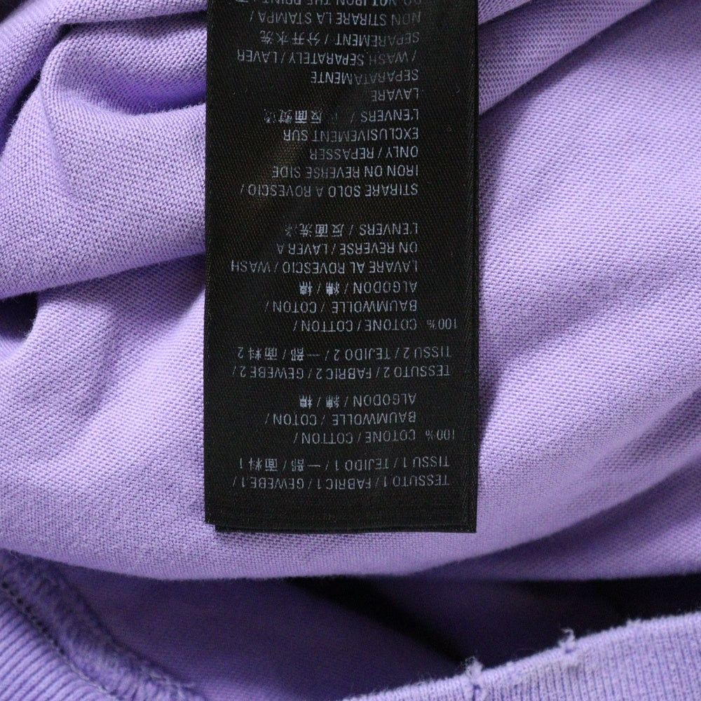 BALENCIAGA(バレンシアガ) 21SS Caps Destroyed Hoodie キャップス デストロイド フーディ プルオーバースウェットパーカー ダメージ加工 パープル 659403 TKVB6
