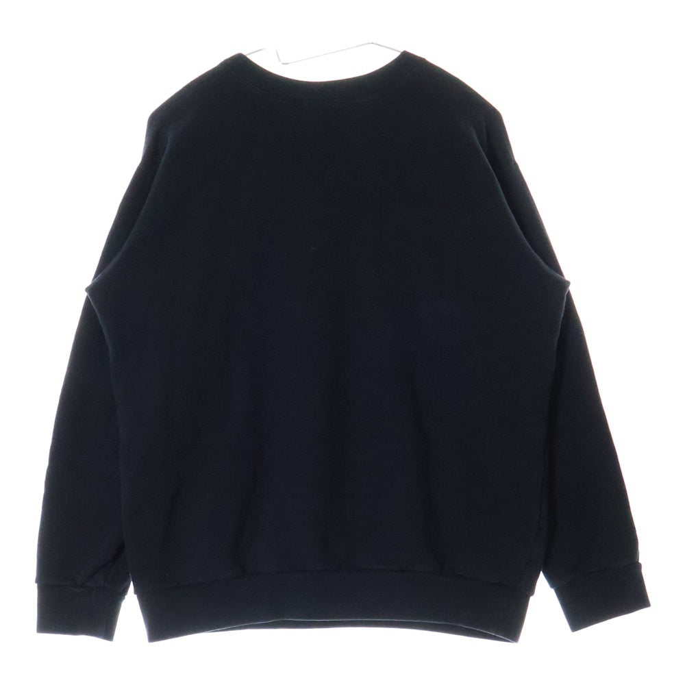 GUCCI(グッチ) ×THE NORTH FACE ザノースフェイス ロゴプリント クルーネックスウェットトレーナー ブラック 617964 XJDTE