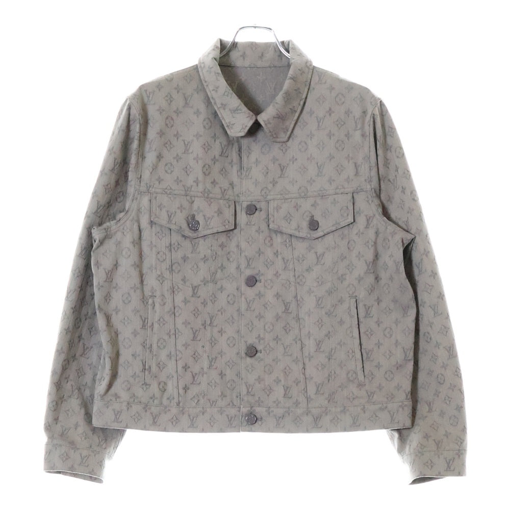 LOUIS VUITTON(ルイヴィトン) 21SS モノグラム デニムジャケット グレー RM211Q QJQ HHA21W