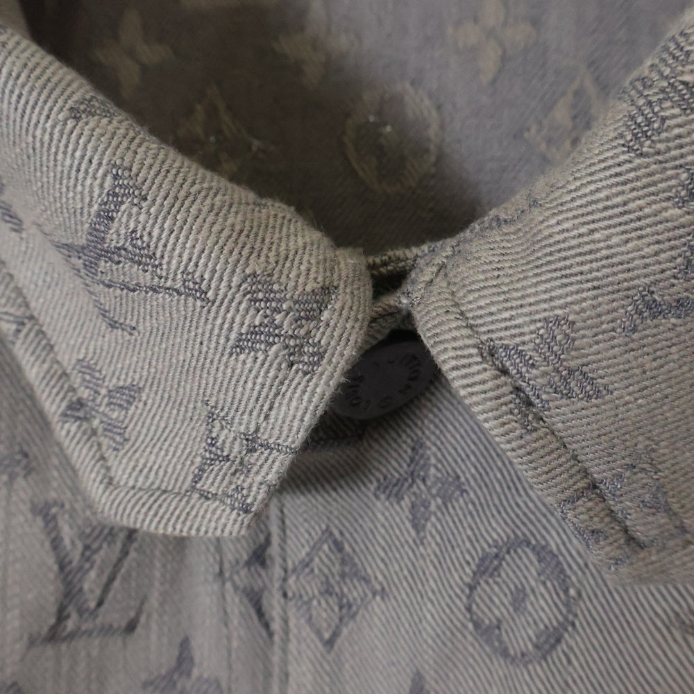 LOUIS VUITTON(ルイヴィトン) 21SS モノグラム デニムジャケット グレー RM211Q QJQ HHA21W