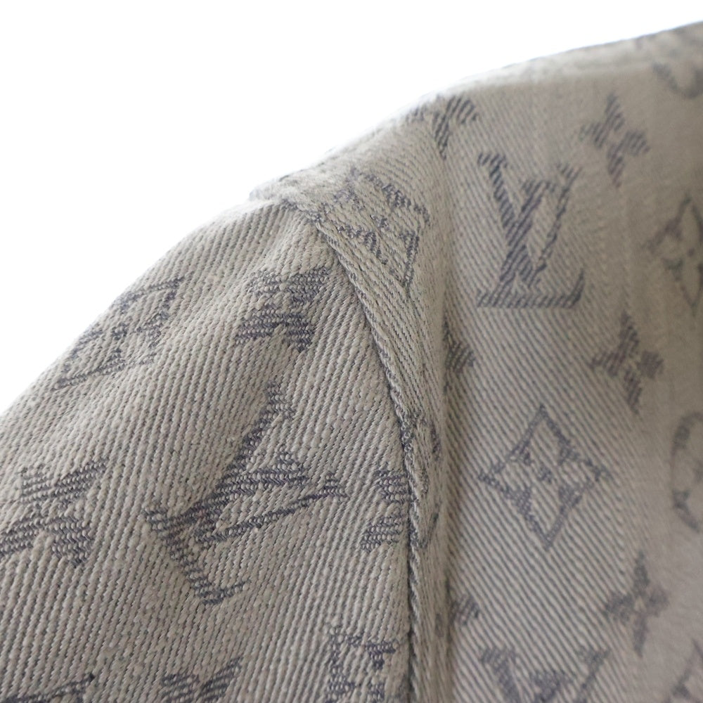 LOUIS VUITTON(ルイヴィトン) 21SS モノグラム デニムジャケット グレー RM211Q QJQ HHA21W