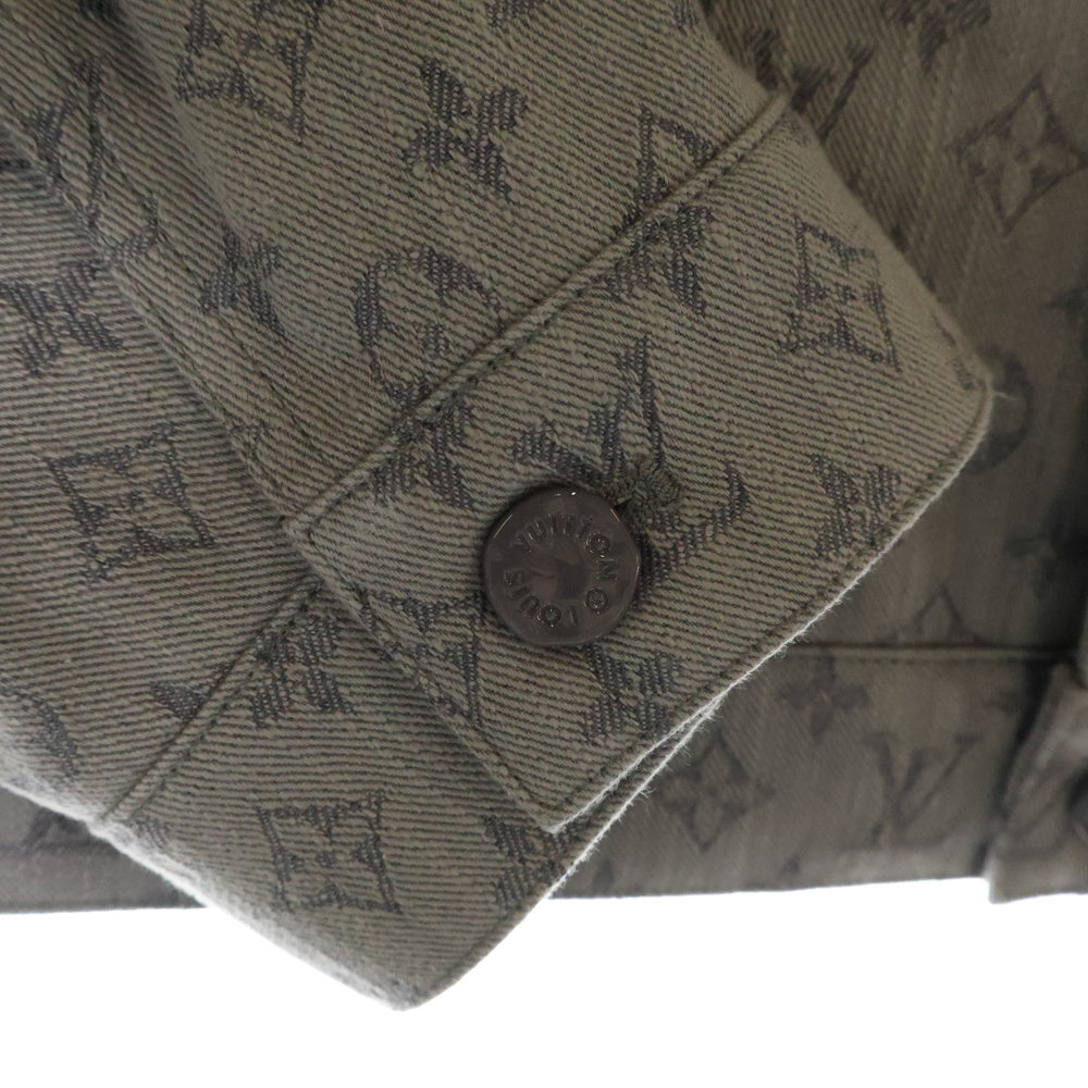 LOUIS VUITTON(ルイヴィトン) 21SS モノグラム デニムジャケット グレー RM211Q QJQ HHA21W