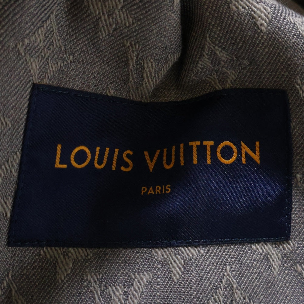 LOUIS VUITTON(ルイヴィトン) 21SS モノグラム デニムジャケット グレー RM211Q QJQ HHA21W