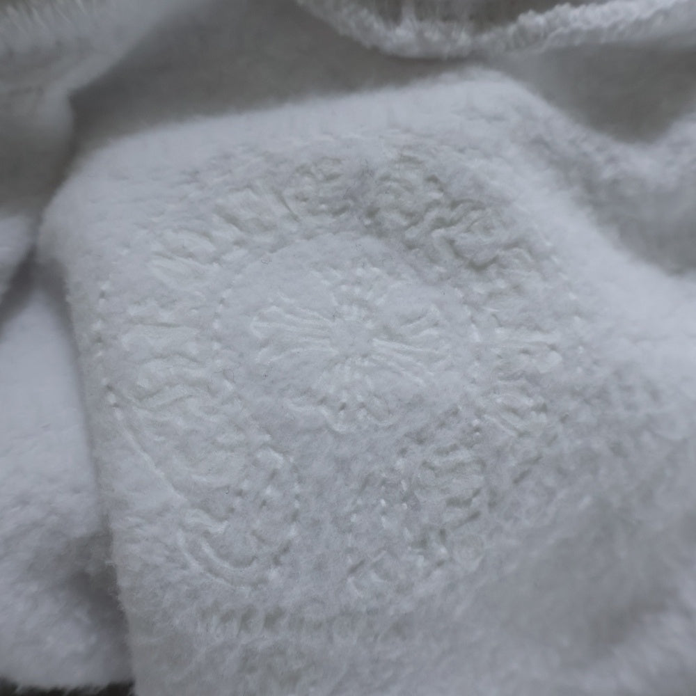 CHROME HEARTS(クロムハーツ) SWTSHRT HD ZIP アームロゴ ダガージップアップ スウェット フーディ パーカー ホワイト