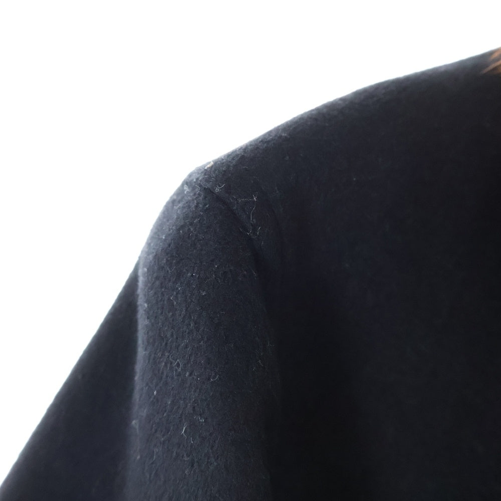 DIOR(ディオール) カシミヤ混 ジップアップ ファージャケット ブルゾン ブラック 733C467C3183