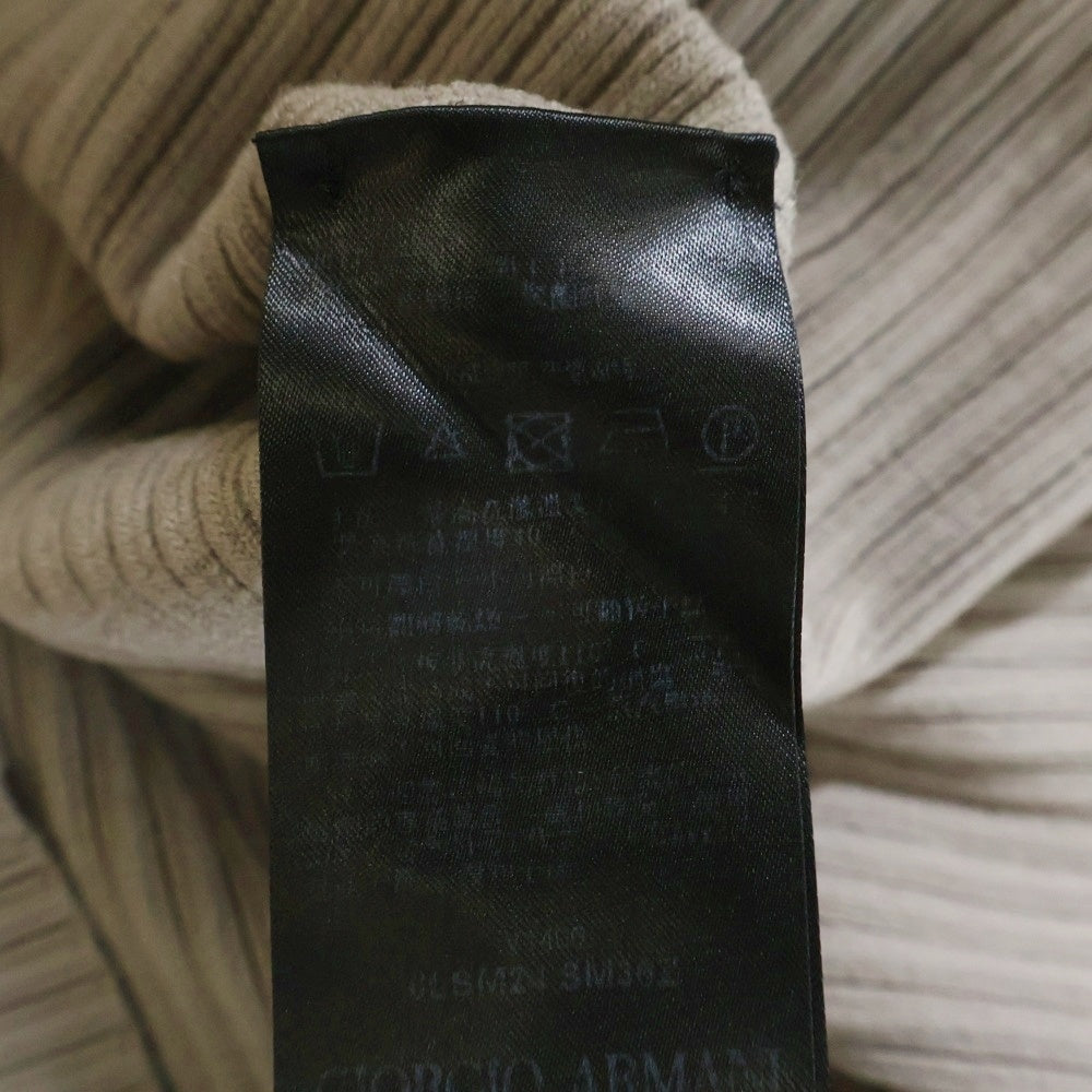 GIORGIO ARMANI(ジョルジオアルマーニ) タートルネックライン ニットセーター ベージュ 6LSM24SM36Z