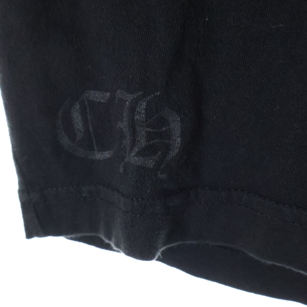 CHROME HEARTS(クロムハーツ) Seoul Horseshoe Tee ソウルホースシュー ロゴプリント 半袖Tシャツ カットソー ソウル限定 ブラック