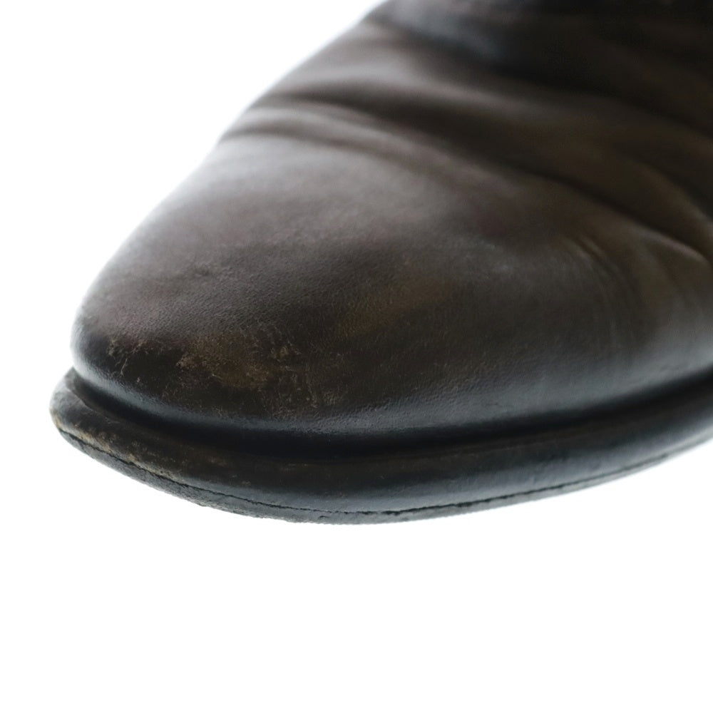 Santoni(サントーニ) プレーントゥ レースアップ ドレスシューズ グレー 16039