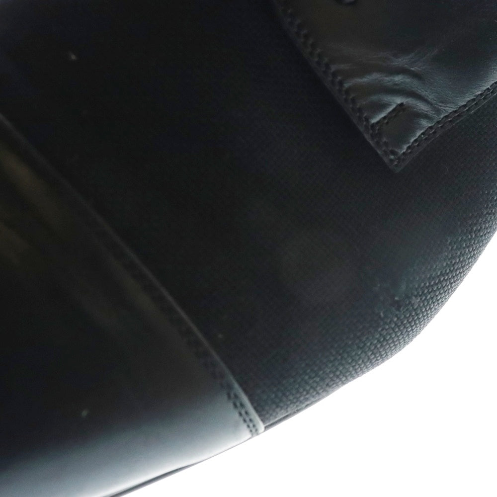 CHRISTIAN LOUBOUTIN(クリスチャンルブタン) メッシュ切替 レースアップ レザー ドレスシューズ ブラック