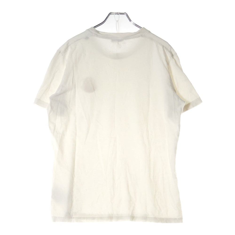 MONCLER(モンクレール) T-SHIRT GIROCOLLO F20938C75900 V8161 ロゴワッペン半袖Tシャツ ホワイト