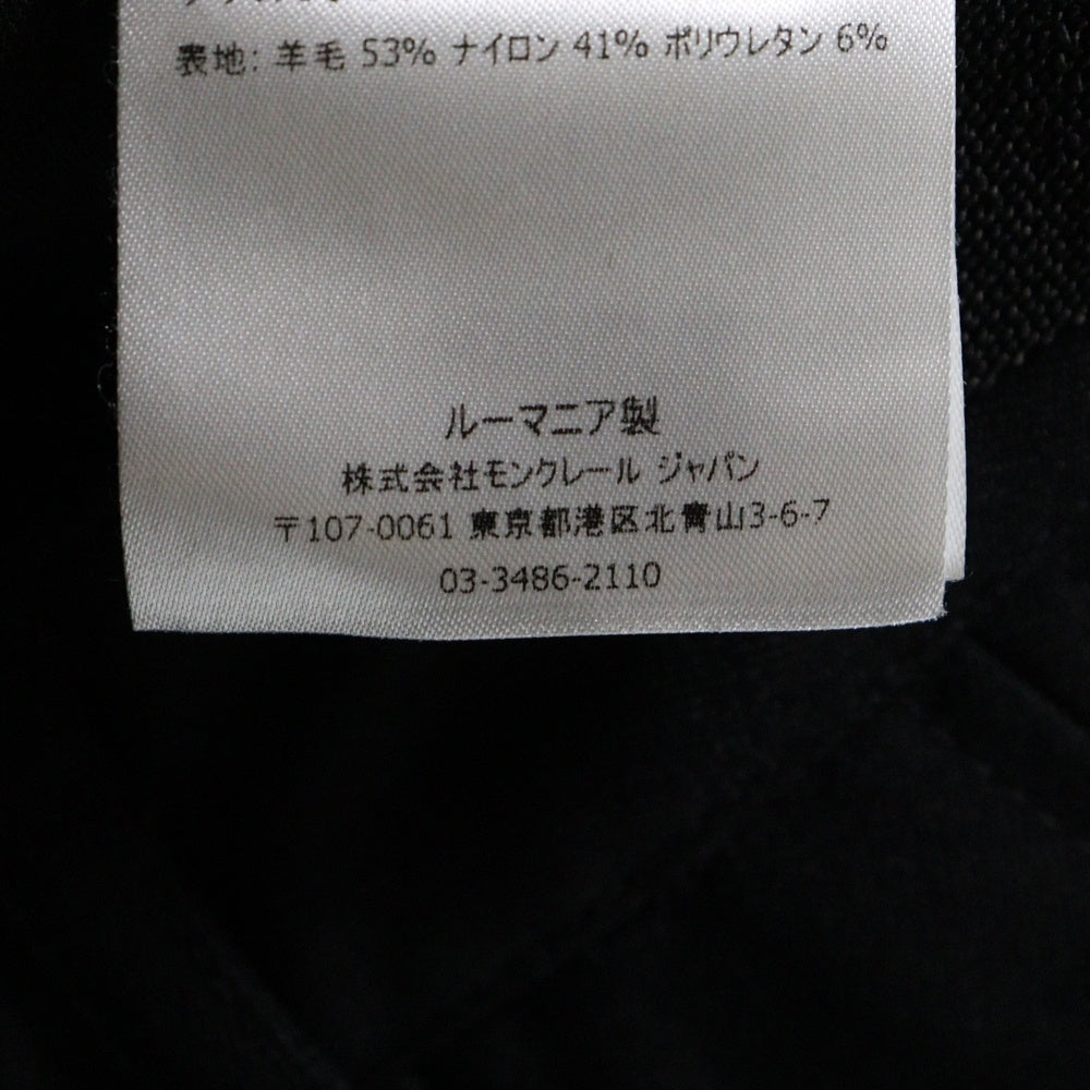 MONCLER(モンクレール) PANTALONE SPORTIVO G10912A75800 549JB ウールパンツ ブラック