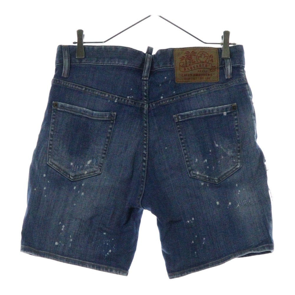 DSQUARED2(ディースクエアード) 23SS Denim Shorts S74MU0775 S30342 デニムショーツ ハーフパンツ インディゴ