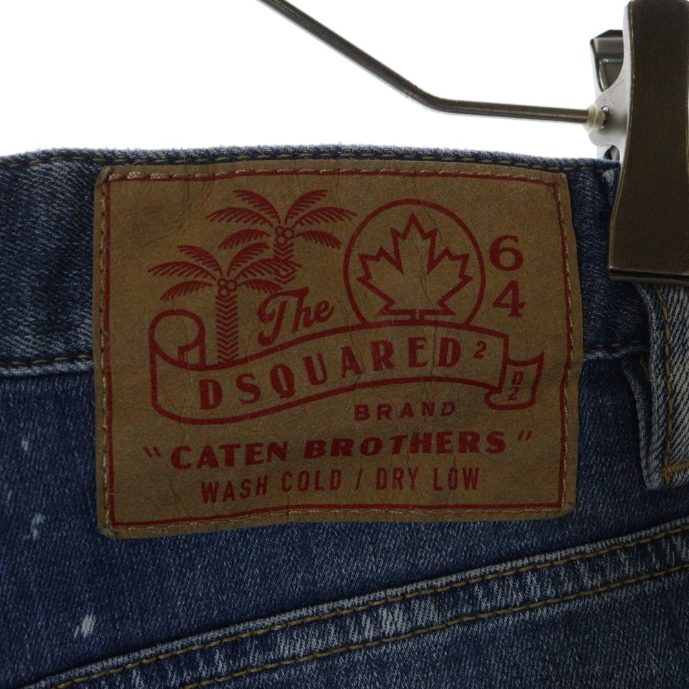 DSQUARED2(ディースクエアード) 23SS Denim Shorts S74MU0775 S30342 デニムショーツ ハーフパンツ インディゴ