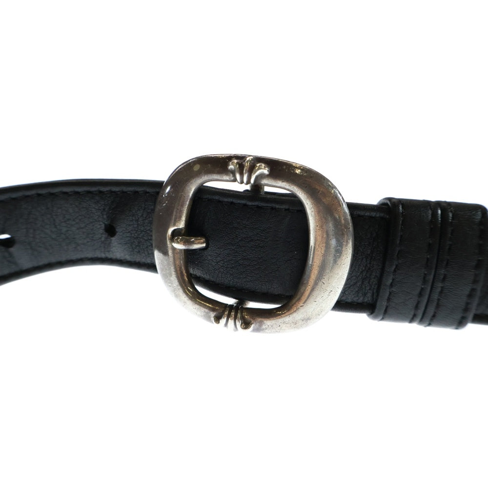 CHROME HEARTS(クロムハーツ) #1 SNAT PACK スナットパック ダガージップ ガンスリンガーベルト レザーウエストバッグ ブラック BCA378