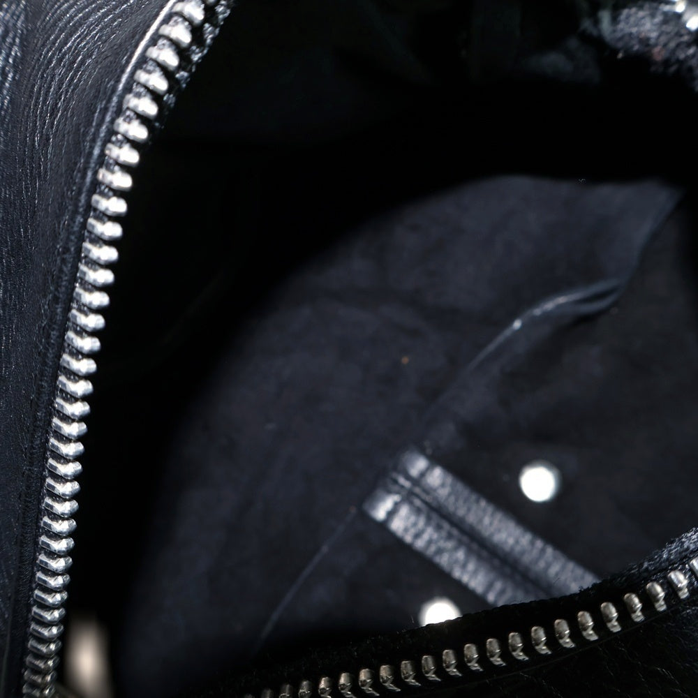 CHROME HEARTS(クロムハーツ) #1 SNAT PACK スナットパック ダガージップ ガンスリンガーベルト レザーウエストバッグ ブラック BCA378
