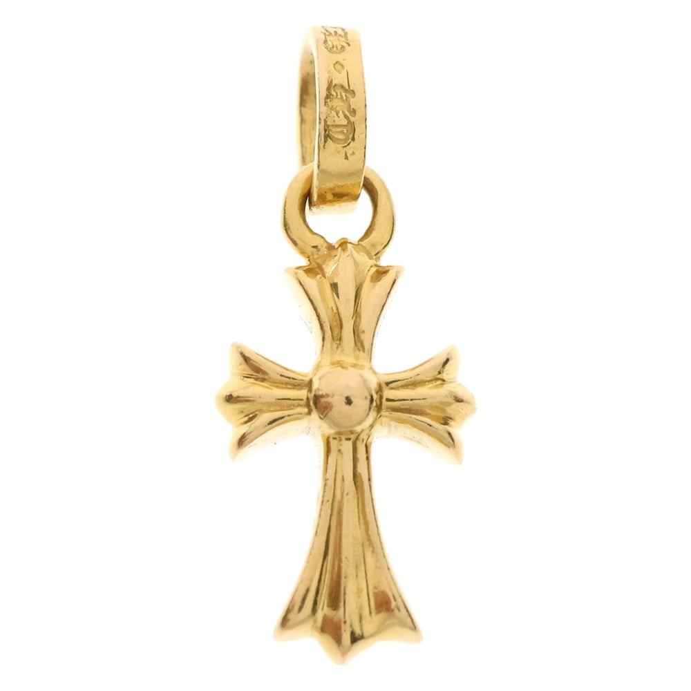 CHROME HEARTS(クロムハーツ) 22K CRS BBYFAT P/DIA ベイビーファットクロス PAVEダイヤ ペンダントトップ ゴールド BCA035