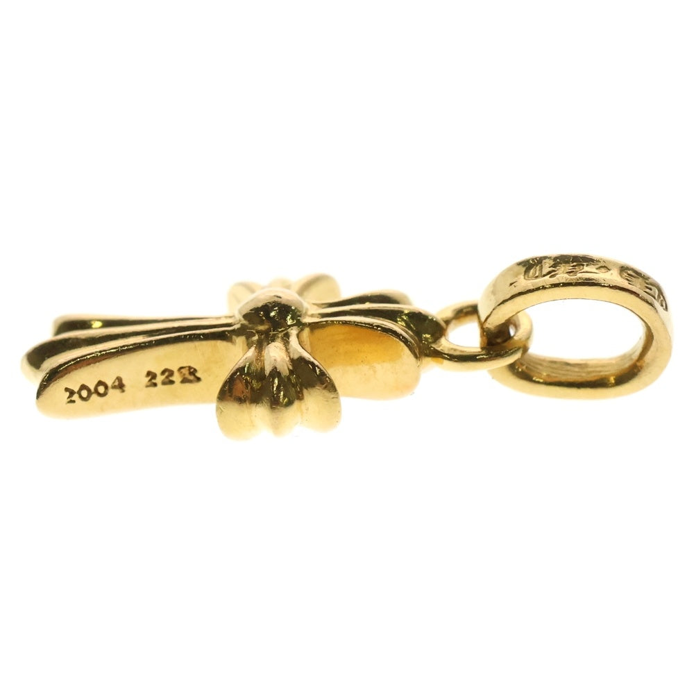 CHROME HEARTS(クロムハーツ) 22K CRS BBYFAT P/DIA ベイビーファットクロス PAVEダイヤ ペンダントトップ ゴールド BCA035