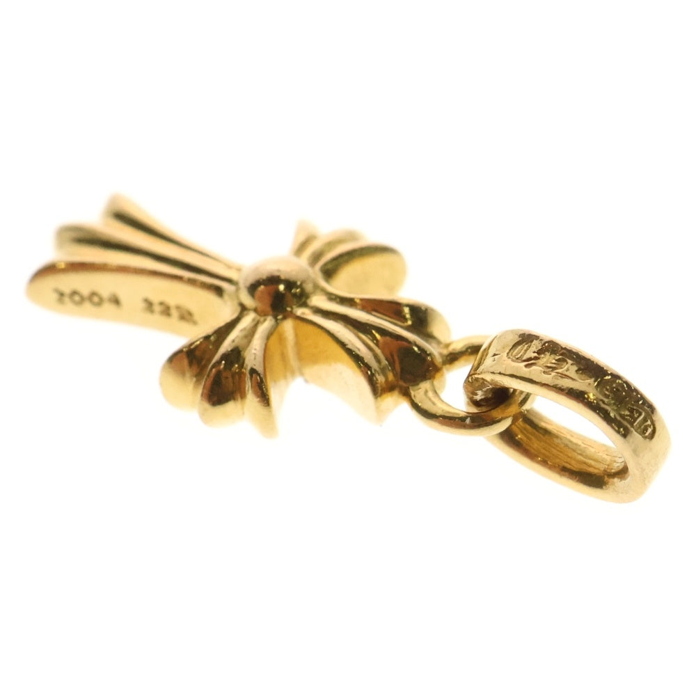 CHROME HEARTS(クロムハーツ) 22K CRS BBYFAT P/DIA ベイビーファットクロス PAVEダイヤ ペンダントトップ ゴールド BCA035