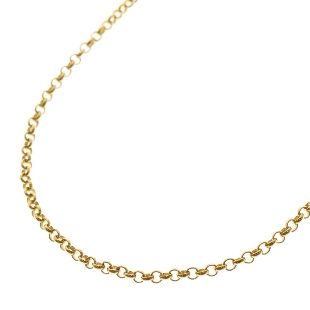 CHROME HEARTS(クロムハーツ) 22K NECKCHAIN R20 ロールチェーンネックレス 20inch ゴールド BCA011