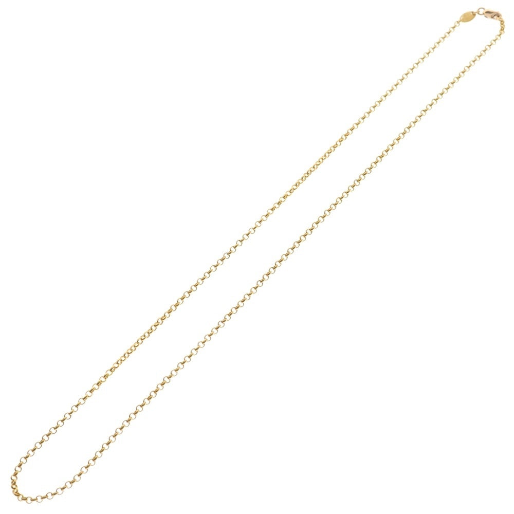CHROME HEARTS(クロムハーツ) 22K NECKCHAIN R20 ロールチェーンネックレス 20inch ゴールド BCA011