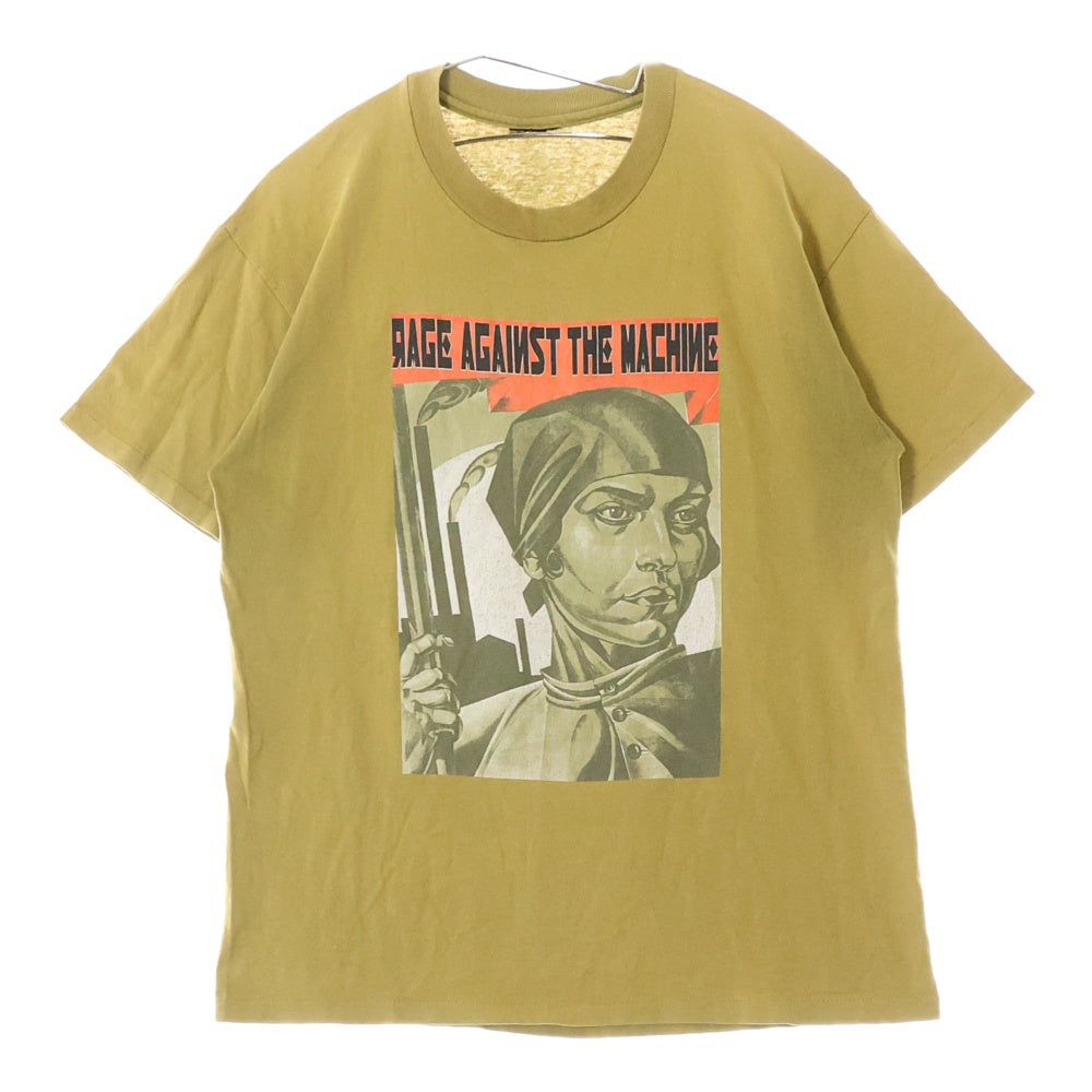 VINTAGE(ヴィンテージ) 90s RAGE AGAINST THE MACHINE TEE レイジ アゲインスト ザ マシーン Tシャツ カーキ