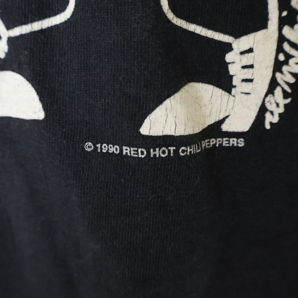 VINTAGE(ヴィンテージ) 90S VINTAGE RED HOT CHILI PEPPERS PICASSO レッドホットチリペッパーズ ピカソ プリント半袖Tシャツ カットソー ブラック