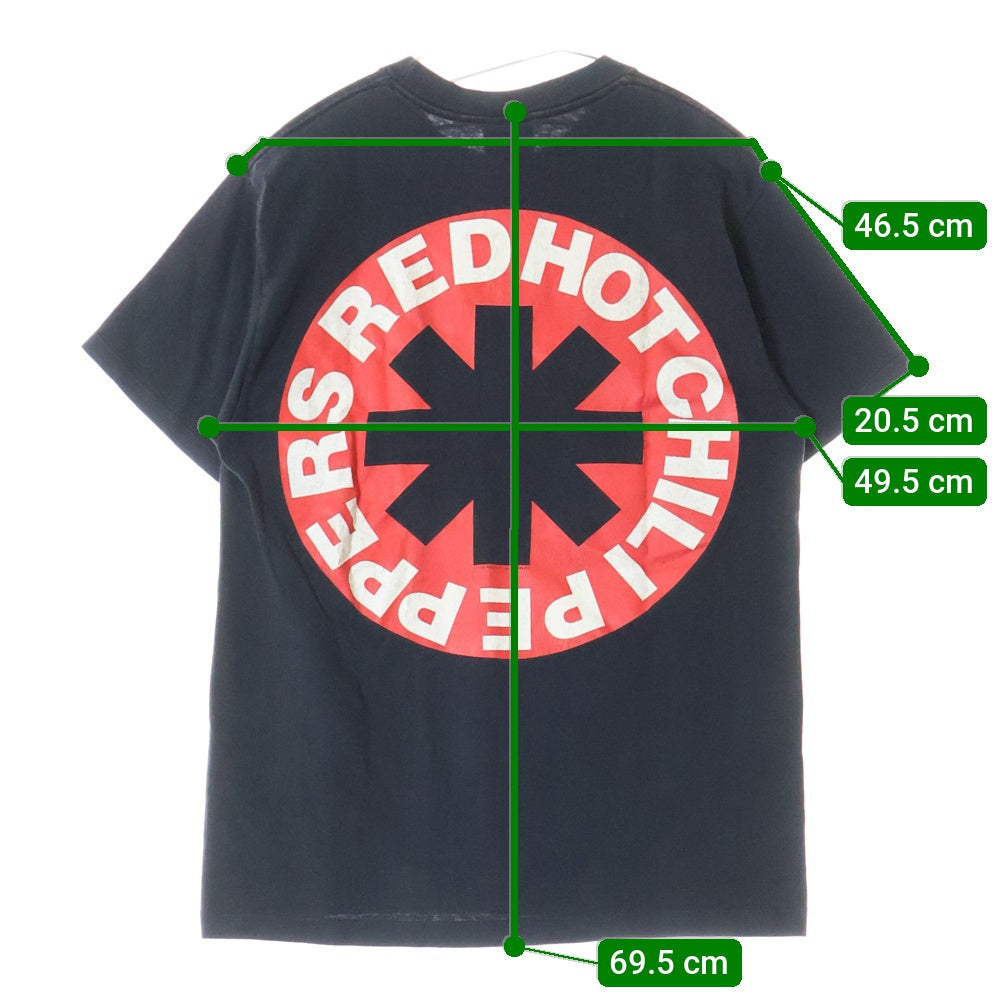 VINTAGE(ヴィンテージ) 90S VINTAGE RED HOT CHILI PEPPERS PICASSO レッドホットチリペッパーズ ピカソ プリント半袖Tシャツ カットソー ブラック