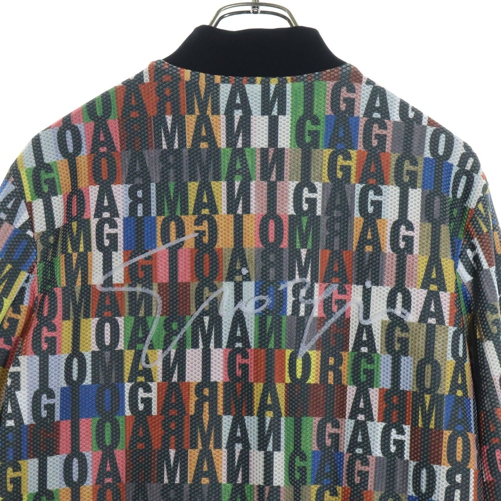GIORGIO ARMANI(ジョルジオアルマーニ) ロゴ メッシュ ジップアップブルゾン ジャケット マルチ 6GSB77 SJZJZ