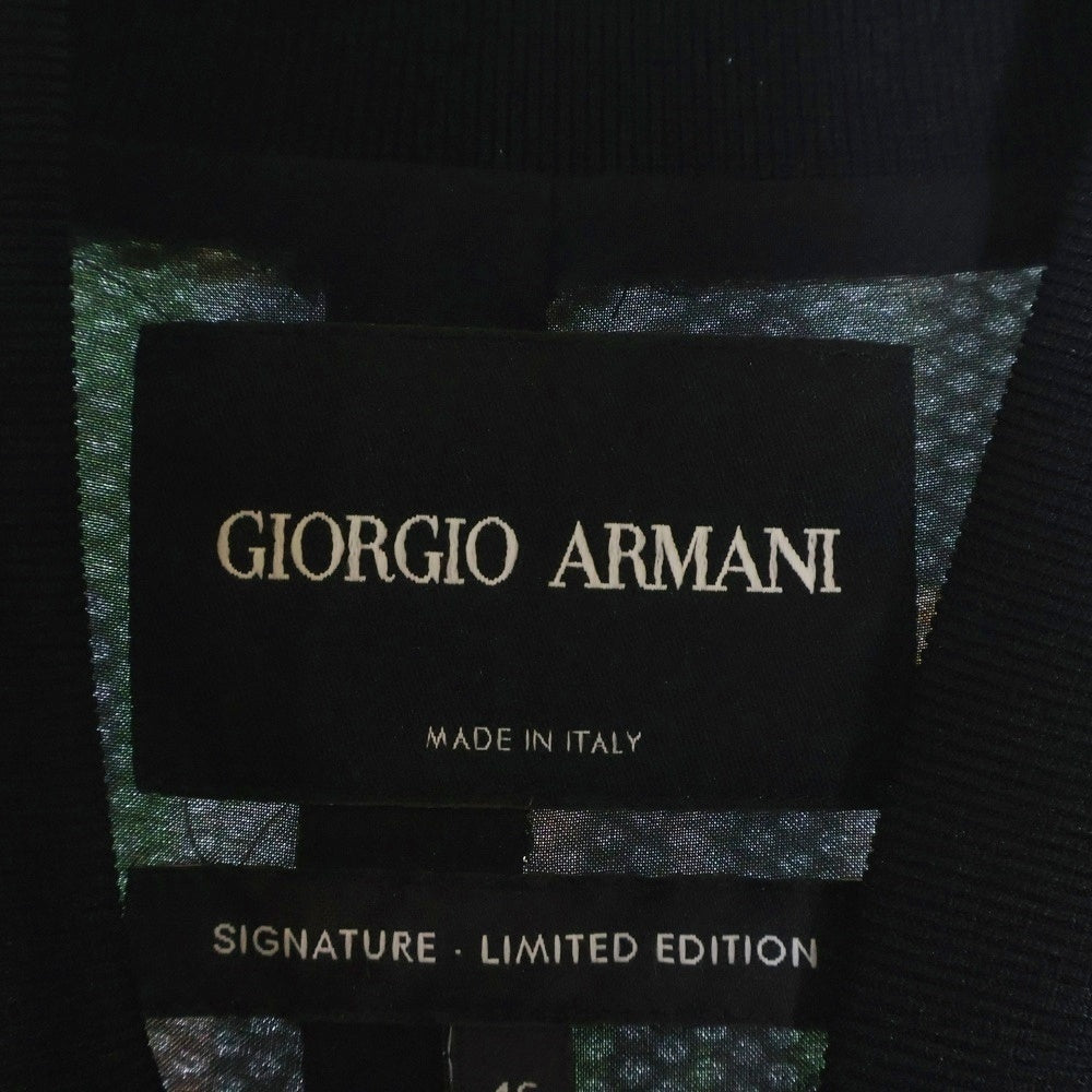 GIORGIO ARMANI(ジョルジオアルマーニ) ロゴ メッシュ ジップアップブルゾン ジャケット マルチ 6GSB77 SJZJZ