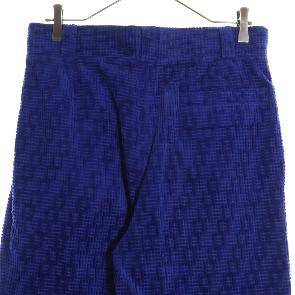GIANNI VERSACE(ジャンニ ヴェルサーチ) ジップアップ コーデュロイパンツ ネイビー