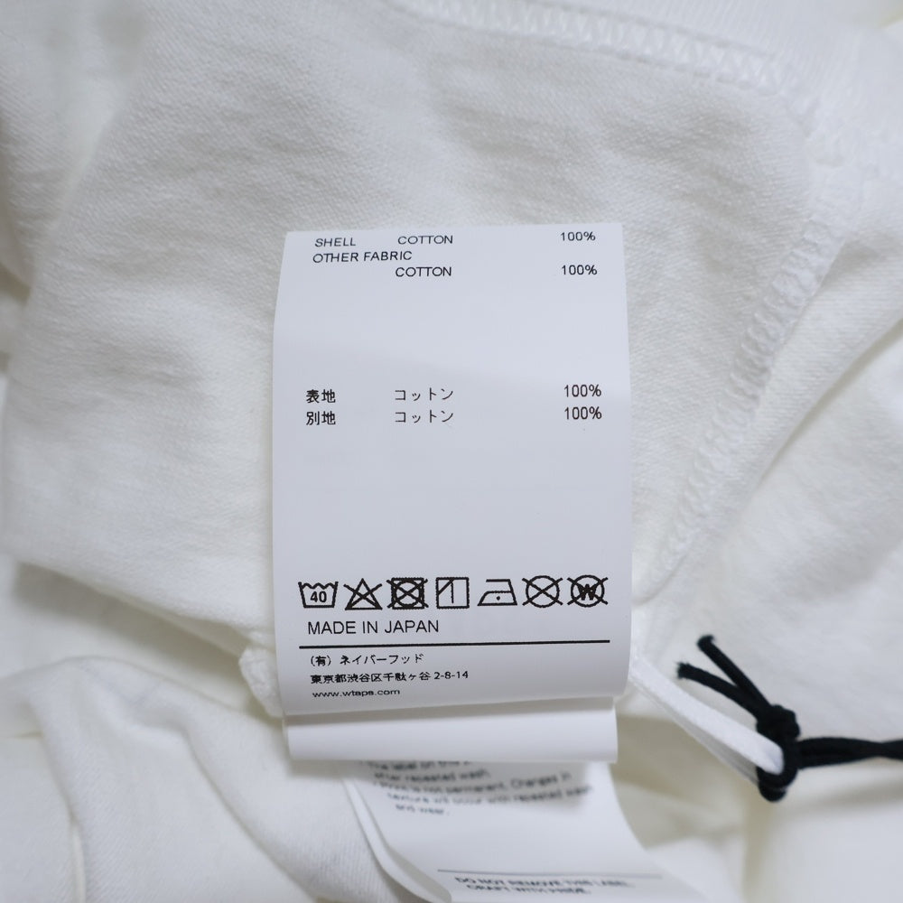 WTAPS(ダブルタップス) 23SS OBJ DISARMAMENT T-shirt 232ATDT-CSM01 コットンジャージーTシャツ 半袖カットソー ホワイト