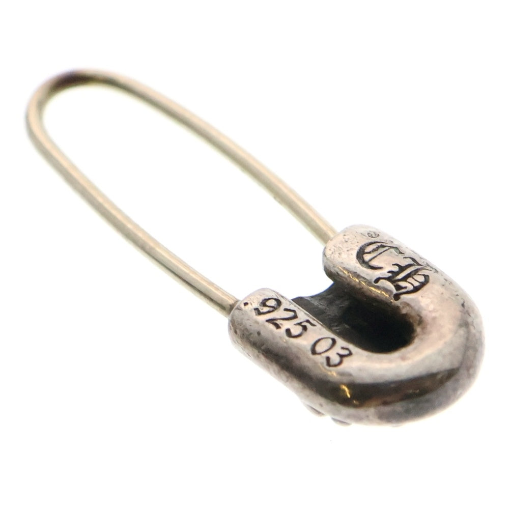 CHROME HEARTS(クロムハーツ) SAFETY PIN CH PLS L セーフティピン CHプラスピアス シルバー