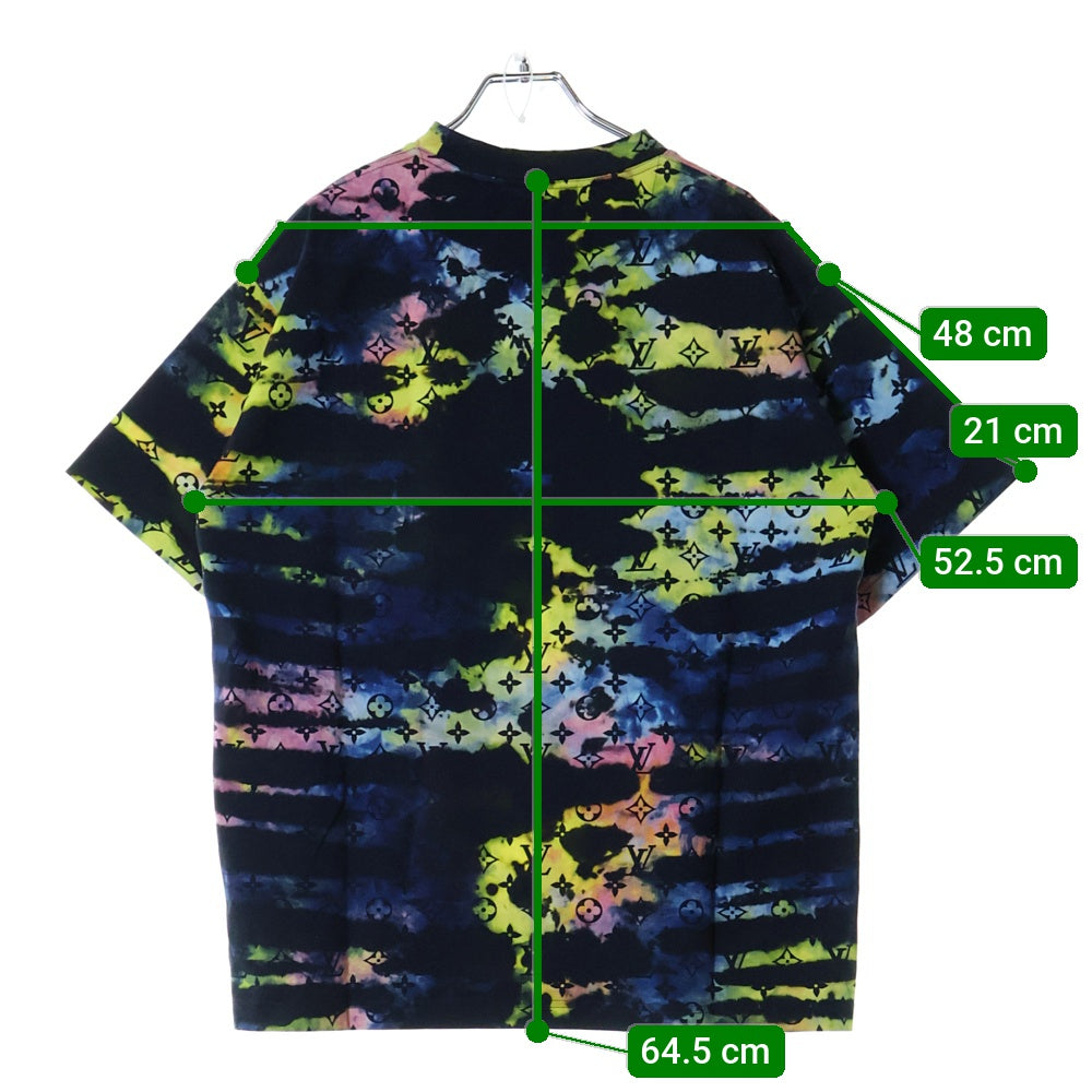 LOUIS VUITTON(ルイヴィトン) 21AW モノグラム タイダイ半袖Tシャツ RM2129 DT3 HLY31W マルチ