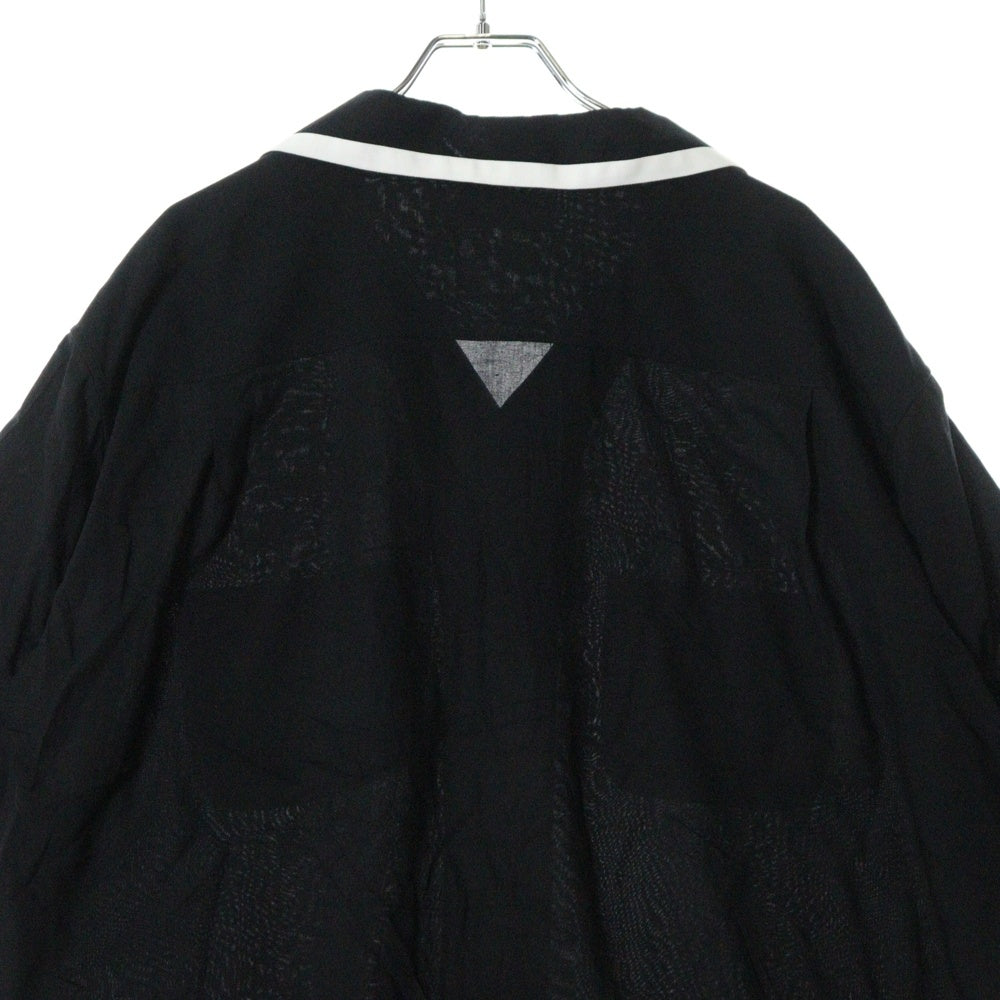 CELINE(セリーヌ) 21SS Loose Bowling Shirt 2C516852C ビスコースルーズボーリング半袖シャツ ブラック