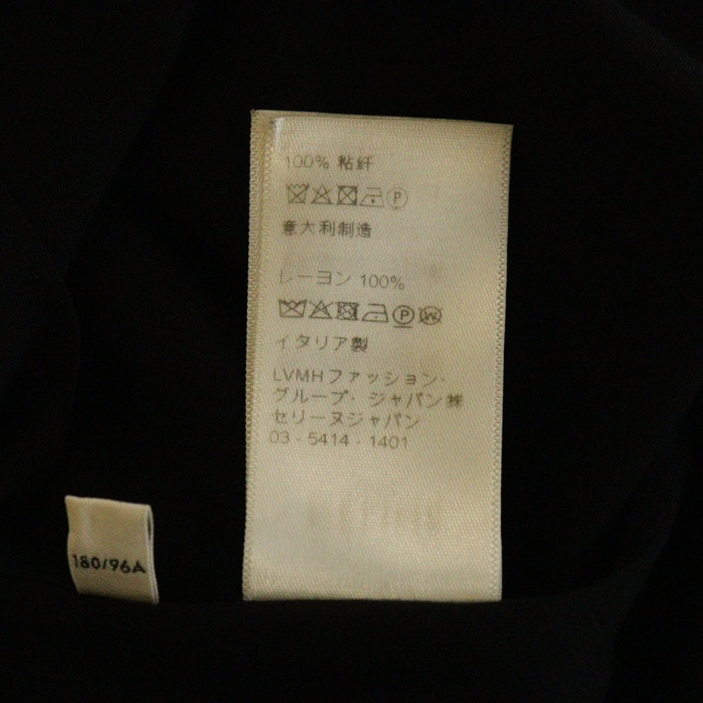 CELINE(セリーヌ) 21SS Loose Bowling Shirt 2C516852C ビスコースルーズボーリング半袖シャツ ブラック
