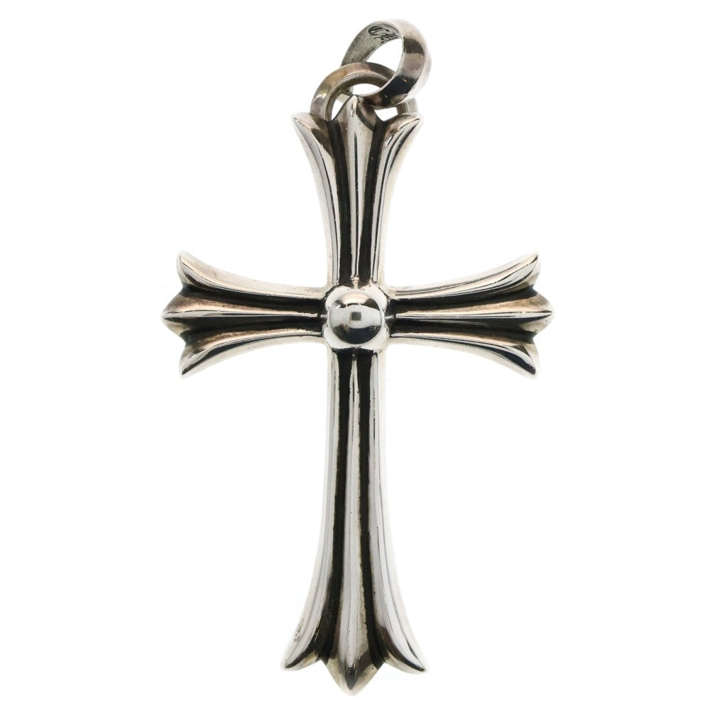 CHROME HEARTS(クロムハーツ) LG W BALE ラージCHクロス Wベイル ネックレストップ シルバー BCA393