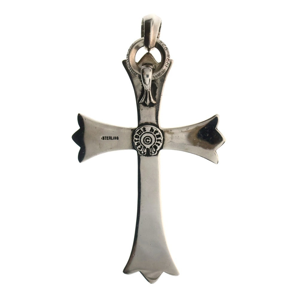 CHROME HEARTS(クロムハーツ) LG W BALE ラージCHクロス Wベイル ネックレストップ シルバー BCA393