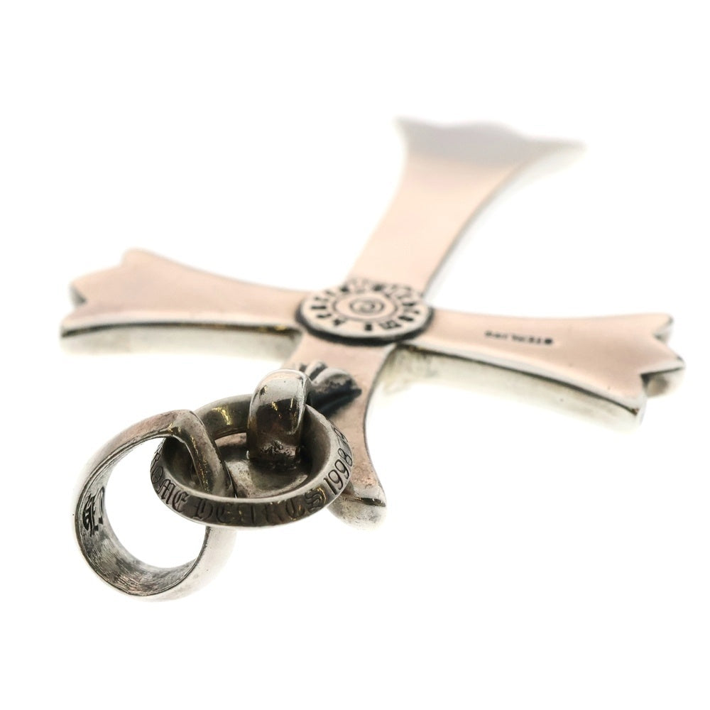 CHROME HEARTS(クロムハーツ) LG W BALE ラージCHクロス Wベイル ネックレストップ シルバー BCA393